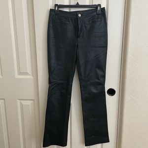 Womens Dollhouse leather biker jeans